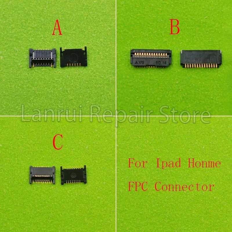 2-10PCS Fingerprint Home Button FPC Connector On Board For iPad 4 5 6 Air 2 Pro 9.7 10.5 12.9 2017 2018 Mini 4 5 IPad 7 8 9 10.2