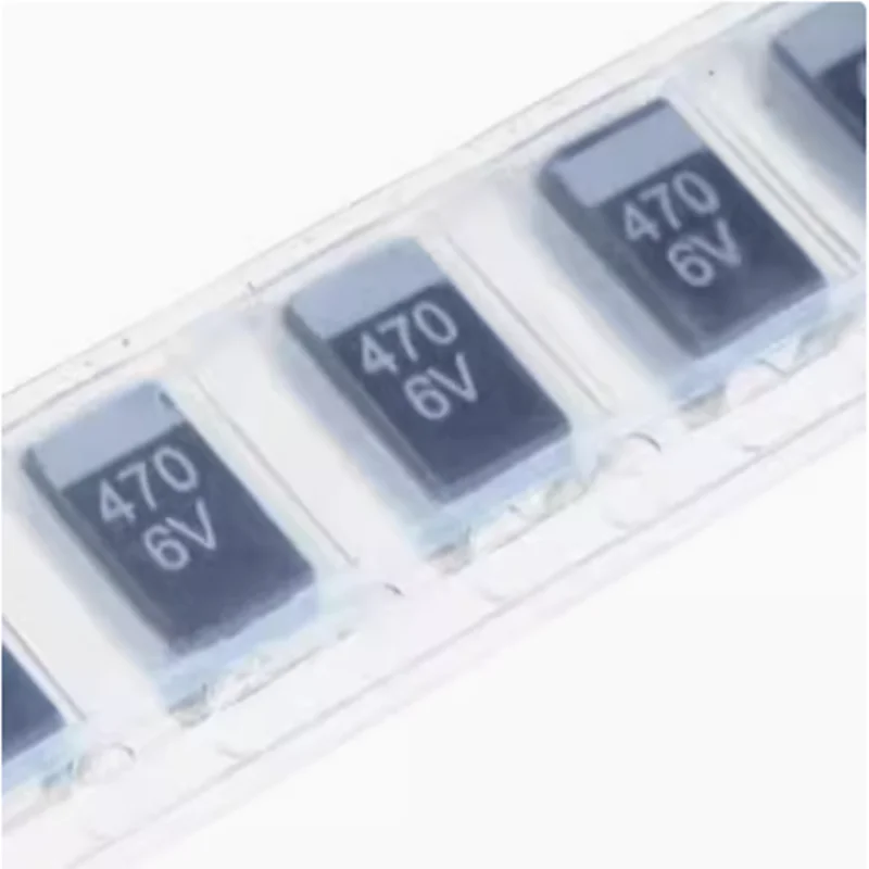 الأصلي 20 قطعة 6.3V470UF 477 470 فائق التوهج 6V D7343 التنتالوم مكثف