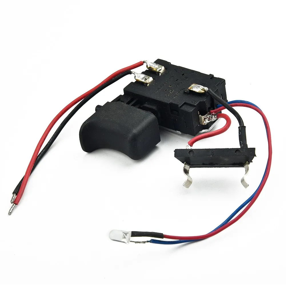 DC 7.2-24V Electric Drill Dustproof Speed Control Push Button Trigger Switch DC 7.2-24V Charge Function Electric Tool Switch