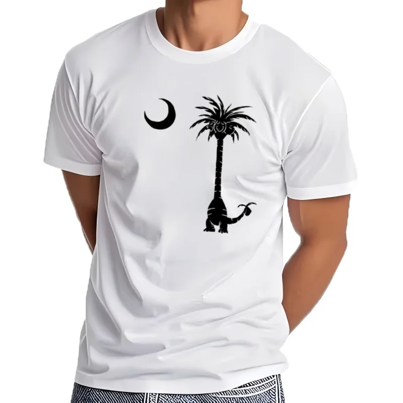 Alola Exeggutor SC Flag camiseta verano 2025 croswit camisa hombre figuras de anime diseñador de lujo ropa para hombre