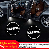 2pcs LED Welcome Light For Chevrolet Captiva 2007-2014 2015 2016 2017 2018 Car Door Projector Lamp Accessory car accessories