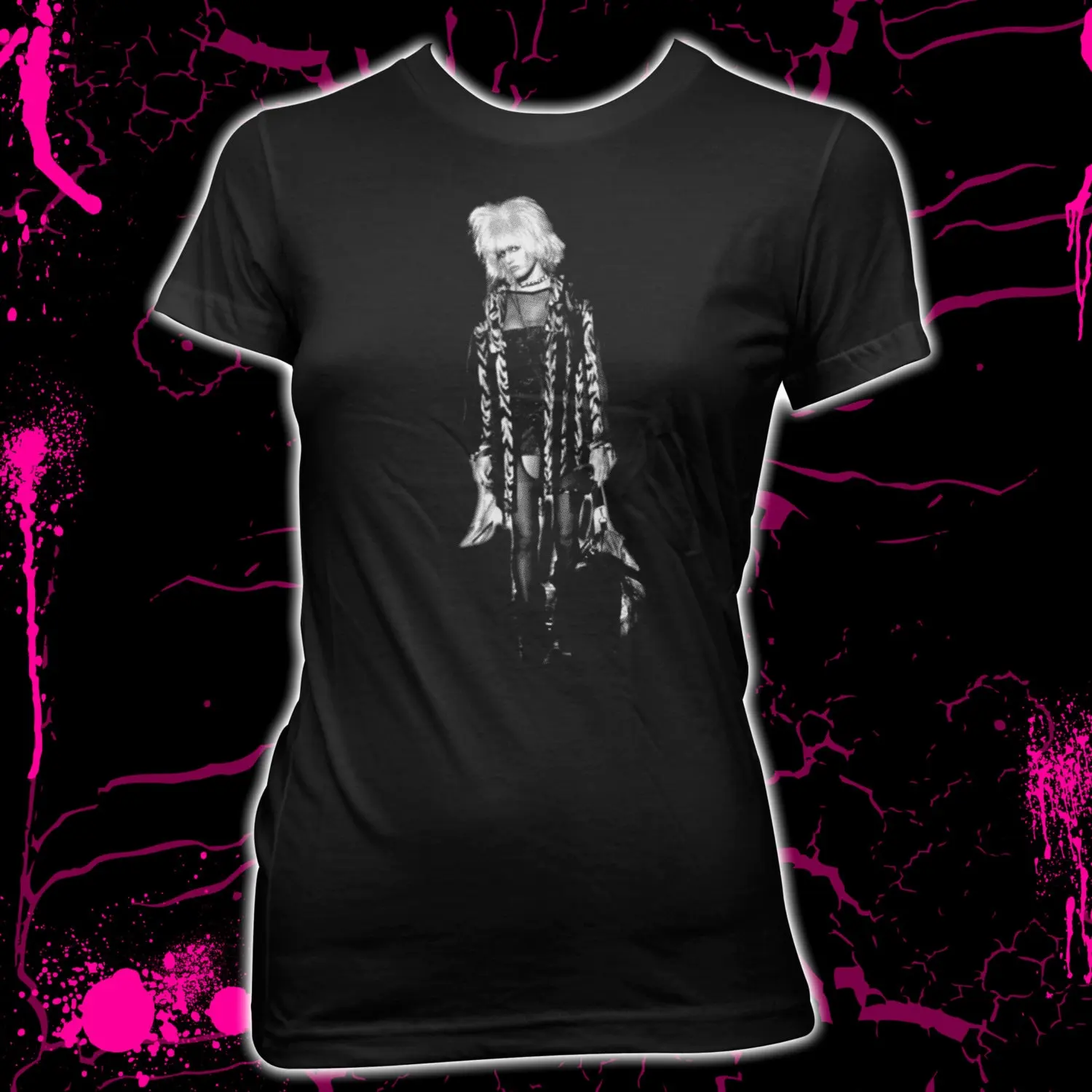 Blade Runner Pris Daryl Hannah Hand screened Pre shrunk Women's 100 cotton t shirt