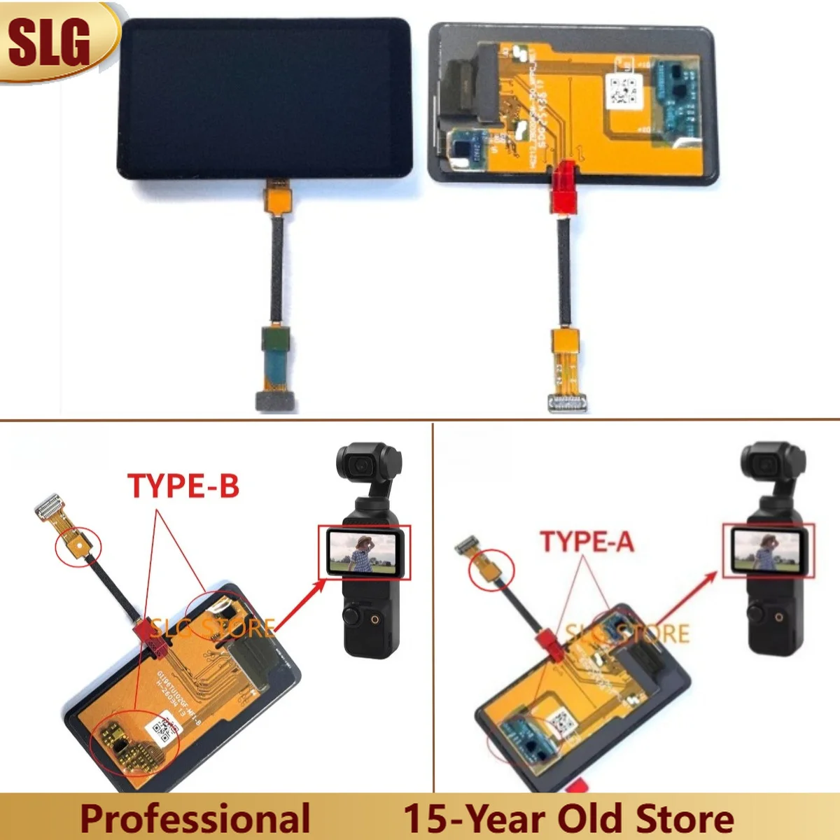

New Original for DJI Osmo Pocket 3 Pocket3 Pocket-3 LCD OLED Display Screen Action Camera Repair Spare Part
