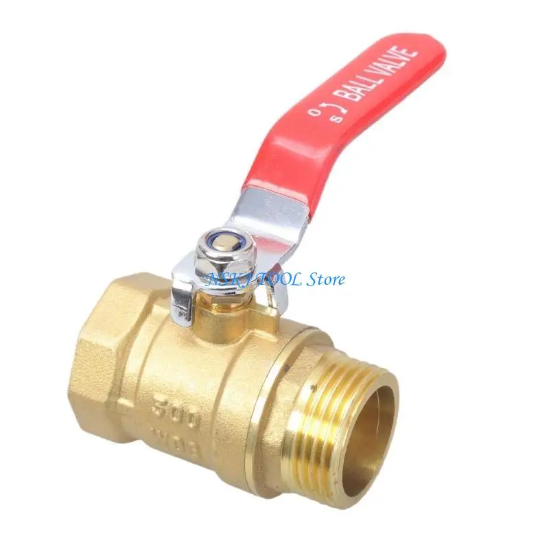 

L8RC Brass Ball Valves 1inch Male Female Thread Connector Ball Valves Water Pipe Fitting Water Distribution Switches Enduring
