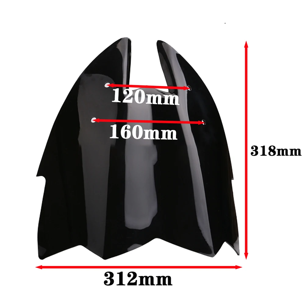 Motorcycle Windshield for Kawasaki Z800 ZR800 2013 2015 Dust Proof Easy Install Stable Professional Protector Waterproof Fairing