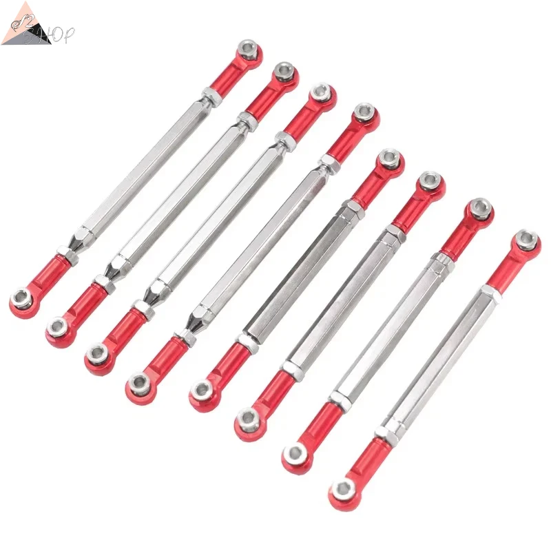 

MN128 Suspension Tuning Kit 1/12 Scale Adjustable Metal Chassis Links with Hex Axle Upgrade for RC Car Handling & Stability