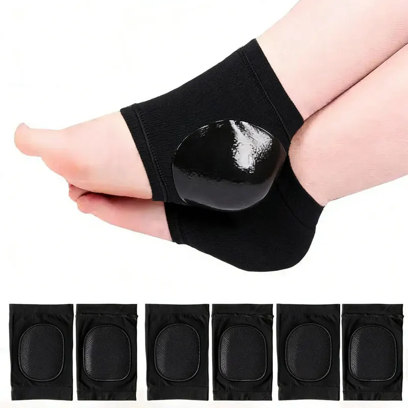 

1 пара улучшенных силиконовых носков с высокой эластичностью, носки для защиты голеностопного сустава, фиксатор для голеностопного сустава, лучший компрессионный фиксатор для голеностопного сустава.