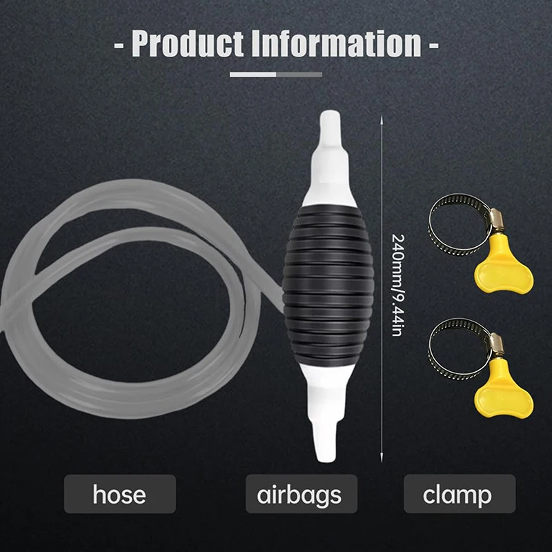 Multifunction Liquid Sucker Suction Pump Fit For Fuel Petrol Diesel Gasoline Oil Water Transfer Pumps Tool