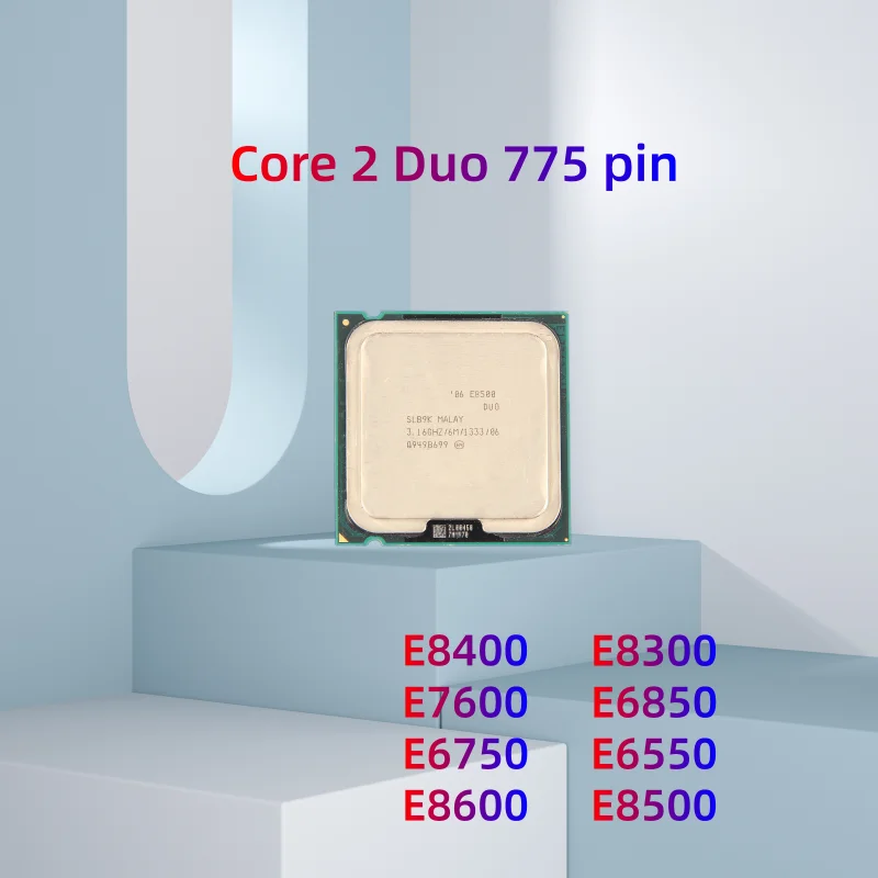 

1pcs E8600 E5300 E7400 E7500 E8200 E8300 E8400 E8500 E8500 775 pin CPU dual core