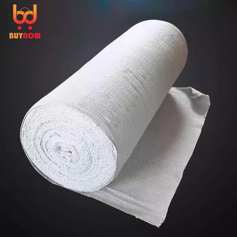 2mm 3mm 5mm 7mm Ceramic Fiber Cloth High Temperature Resistant Heat Insulation Cloth Flame Retardant Cloth for Electric Welding