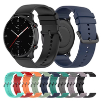 22mm Silicone Strap For Huami Amazfit GTR 4/3/2 GTR 47mm Pace Stratos 3 2 2S Smart Watch Band For Xiaomi Watch Color 2 S2 S1 S4
