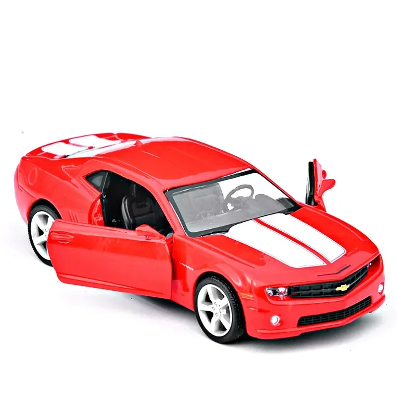 Chevrolet Camaro Super Sport Toy Car Modelo, RMZ, City, Diecast Miniature Vehicle, Pull Back, Coleção Presente para Meninos, 1:36