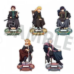 Game Kamado Tanjirou Agatsuma Zenitsu Hashibira Inosuke Rengoku Kyoujurou Acrylic Stand Doll Anime Figure Model Cosplay Toy Gift