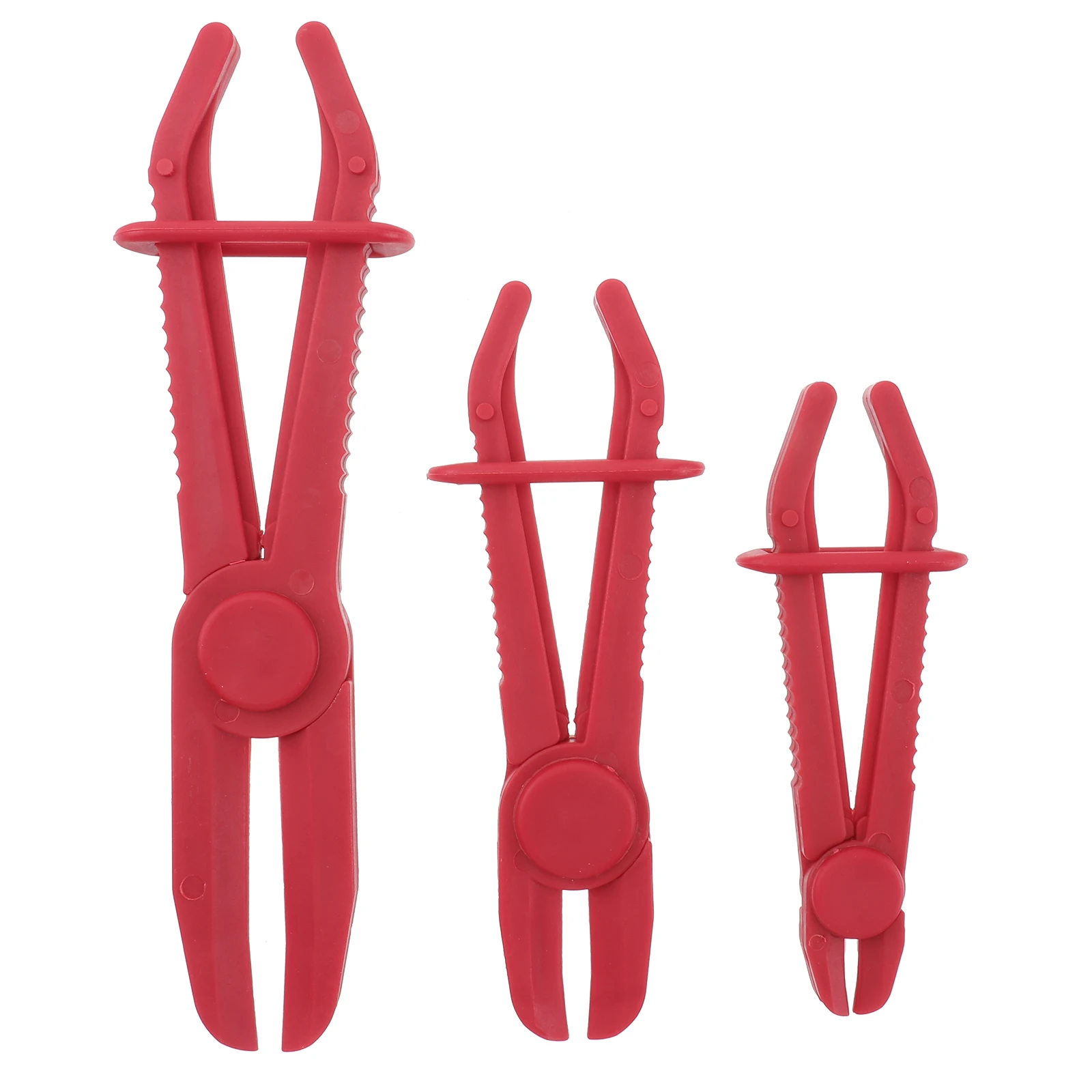 

3 Pcs Tubing Shut off Pliers Car Sealing Clamp Non conductive Safety Lightweight Brake Lines Fuel System Piping Plastic