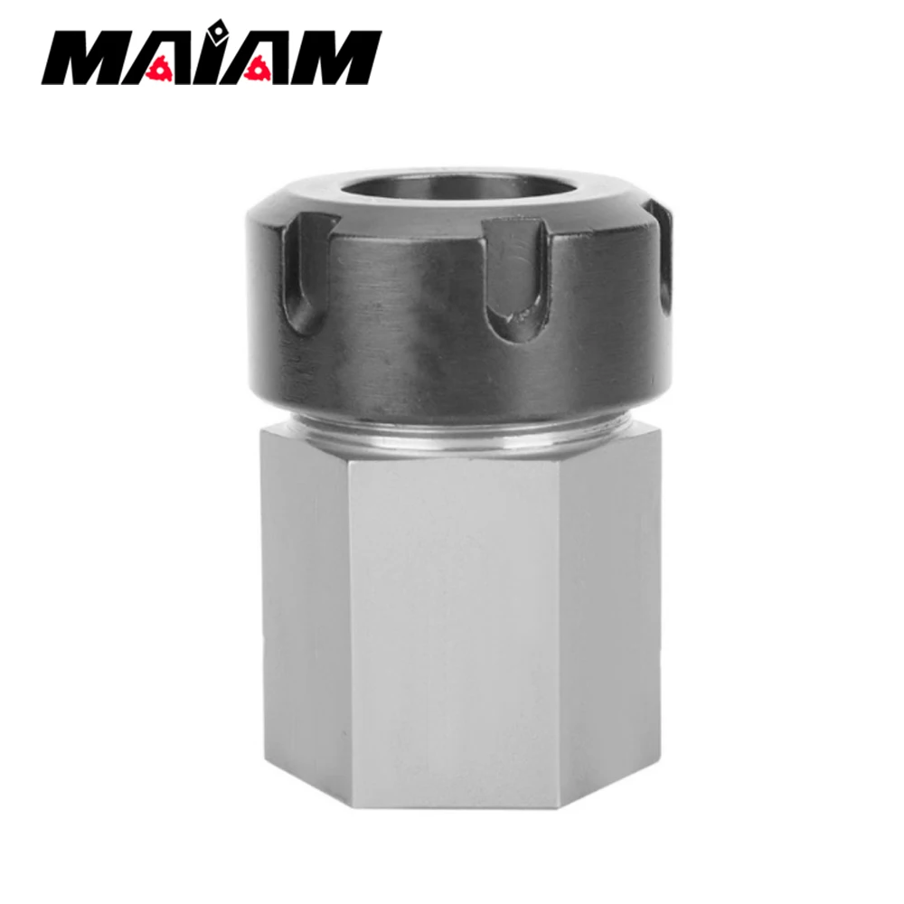 MAIAM ER25 ER32 ER40 A UM Square/hexagonal collet chuck seat ER hex spring chuck CNC lathe engraving cutting machine tool holder