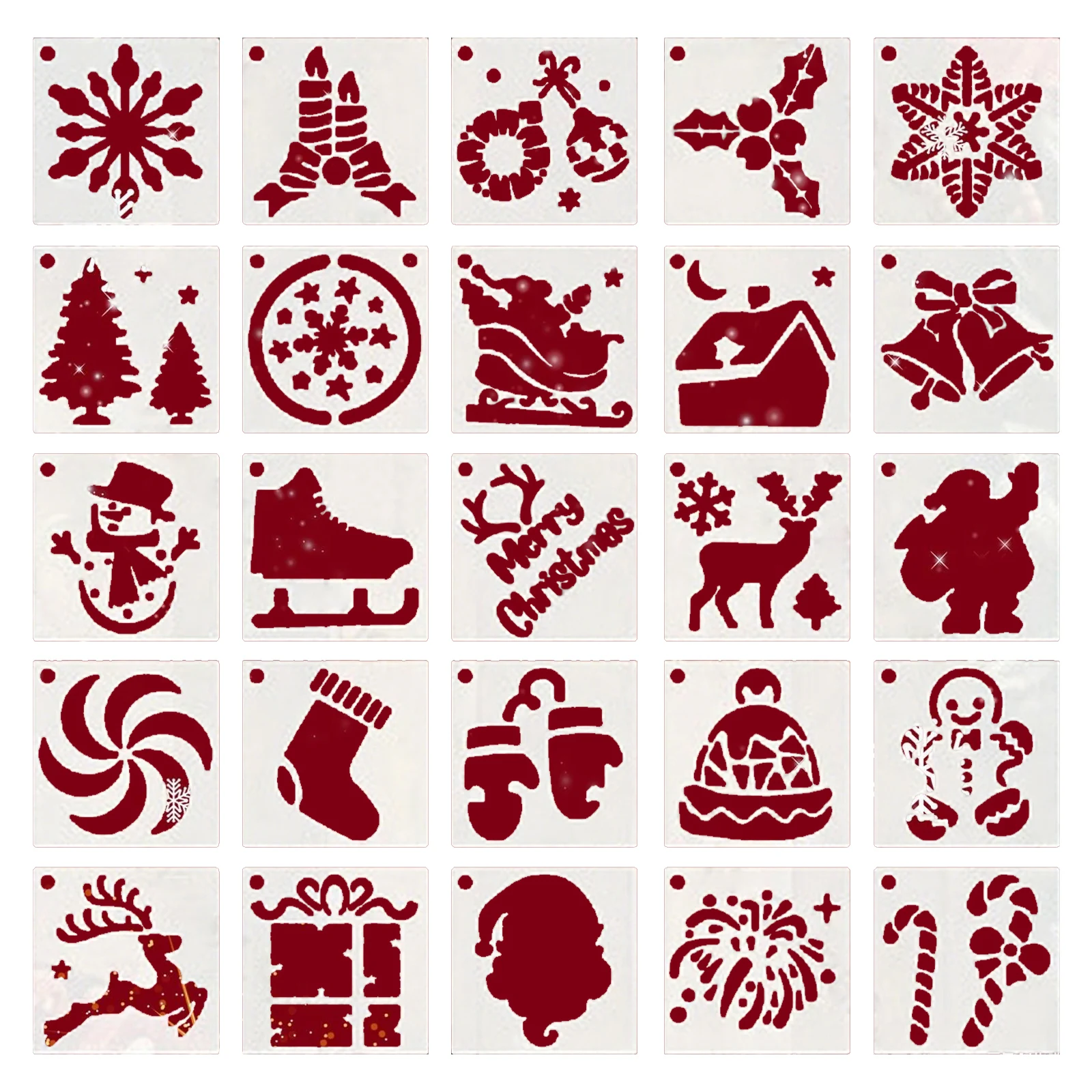 

25 шт трафареты на Хэллоуин для поделок 3-дюймовый шаблон для рисования трафареты для рисования на деревянной стене тыква домашний декор