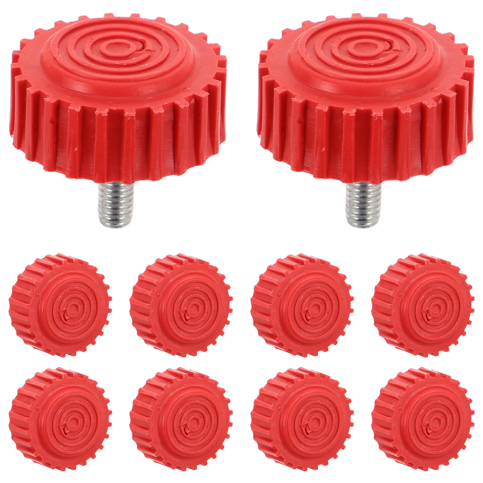 10Pcs M6 Screw Leveling Foot for Digital Weighing Scale Anti-Slip Plastic Support Feet Replacement Legs Floor Platform Scale