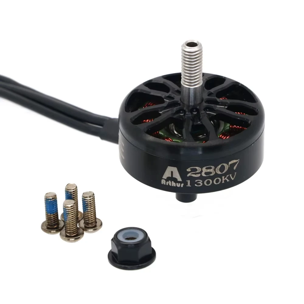 4PCS FLASHHOBBY A2807 1300KV 6S Brushless Motor for 7inch FPV Freestyle Long Range Drone DIY Parts thumbnail 3