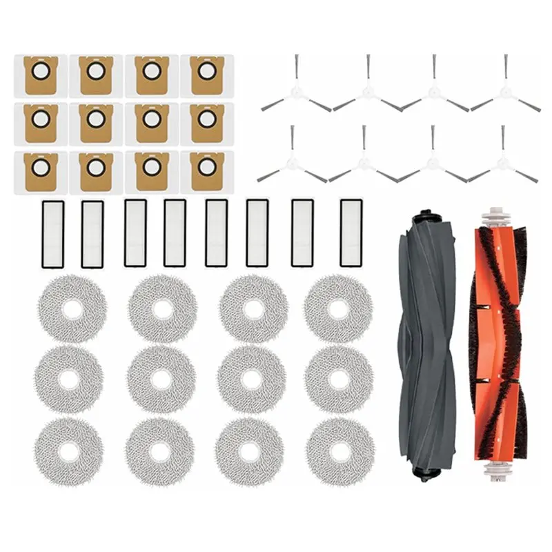 

BAAO-For Robot Vacuum X20 + / X20 Plus, мешки для сбора пыли, салфетки для мытья полов, аксессуары, основная и боковые щетки, HEPA-фильтры, запасные части