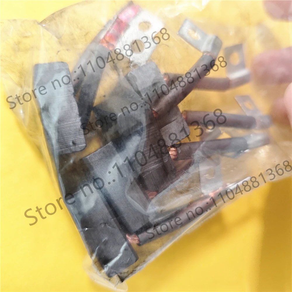 2pcs Electric forklift motor copper graphite carbon brush 9 13/15 25MM 9 16/20 18MM 9 * 25 * 23MM