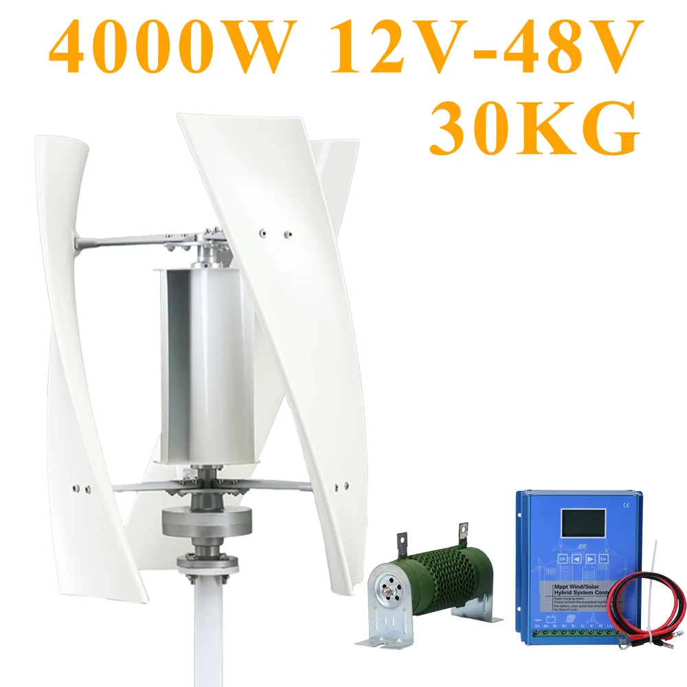 

CE Roof Mount Residential Vertical Axis Efficient Wind Turbine Generator For Home Use High Efficiency