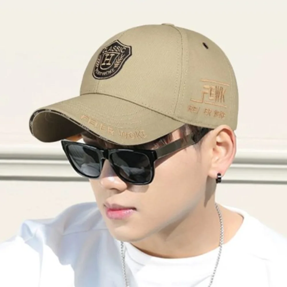 

Breathable Letter Embroidery Hat UV Protection Lightweight Men's Sunshade Cap Quick-drying Metallic Pores Baseball Cap Running
