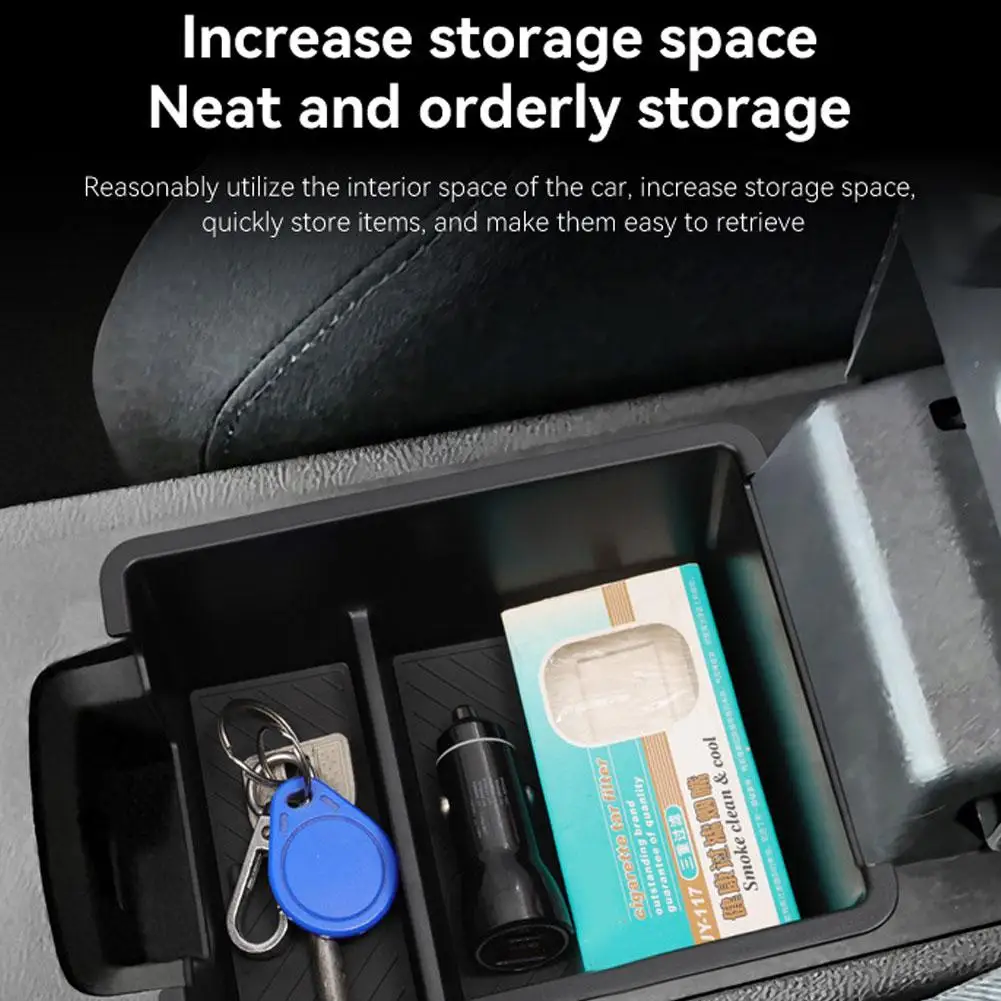 

Center Console Armrest Box Organizer For Renault Dacia Duster 2025-2026 Anti-slip Storage Tray, Car Interior Storage Accessories