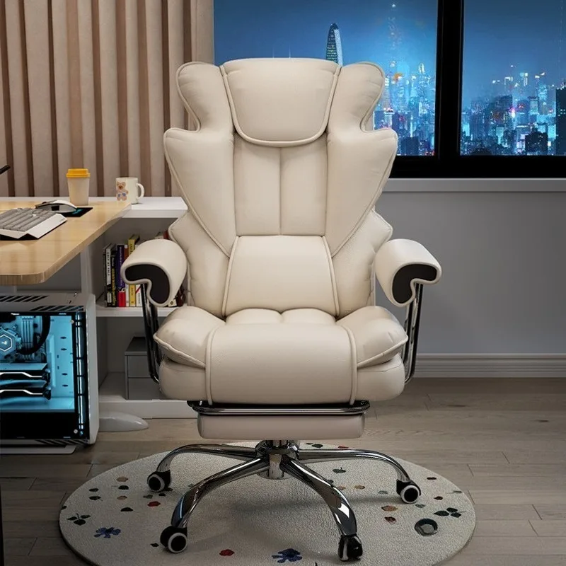 

Relaxing Gaming Chair Adjustable Office Chairs Modern Luxury Ergonomic Armchairs Swivel Lazy Computer Armchairs with Wheels