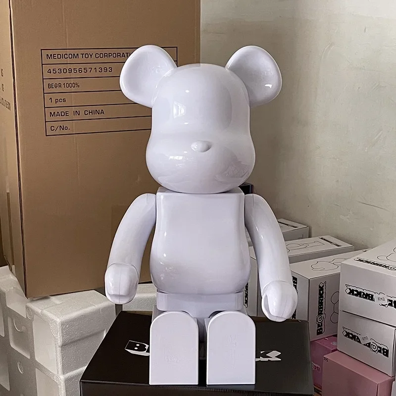 Duże 1000 niedźwiedzi lalka ABS designerskie zabawki artystyczne 1000% kolekcje figurki Bearbrick duże 70CM