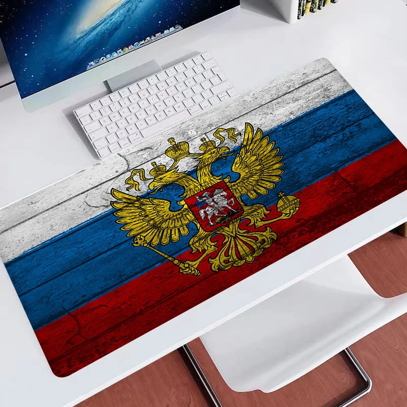 Cool Mousepad Gamer Flag of Russia Keyboard Mat Xxl Mouse Mat Anime Mouse Mats Office Accessories Computer Desk Accessories Pad