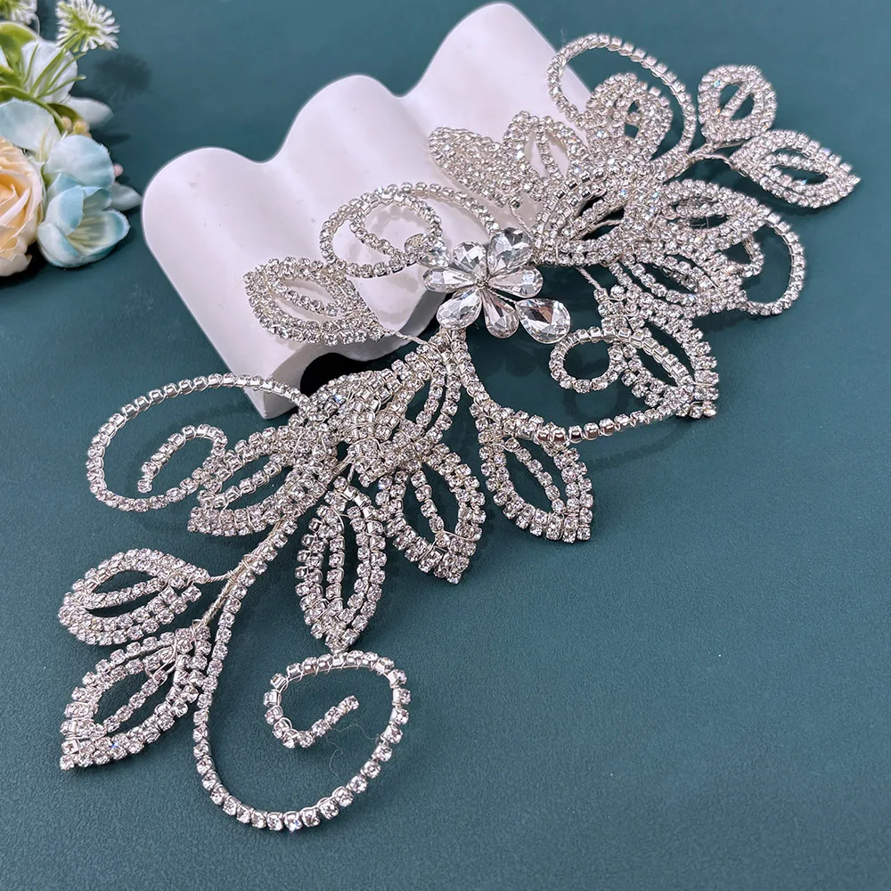 

DZ334 серебряные элегантные свадебные аксессуары для волос свадебный головной убор хрустальные головные уборы невесты для женщин тиара золотисто-желтая повязка на голову