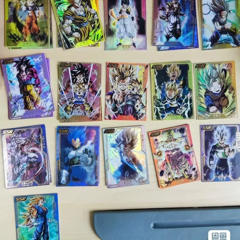 Anime Dragon Ball Son Goku Broli Gogeta Vegetto Android 21 Bulma EX SP MR UR card boy Toy collection Birthday Christmas gift