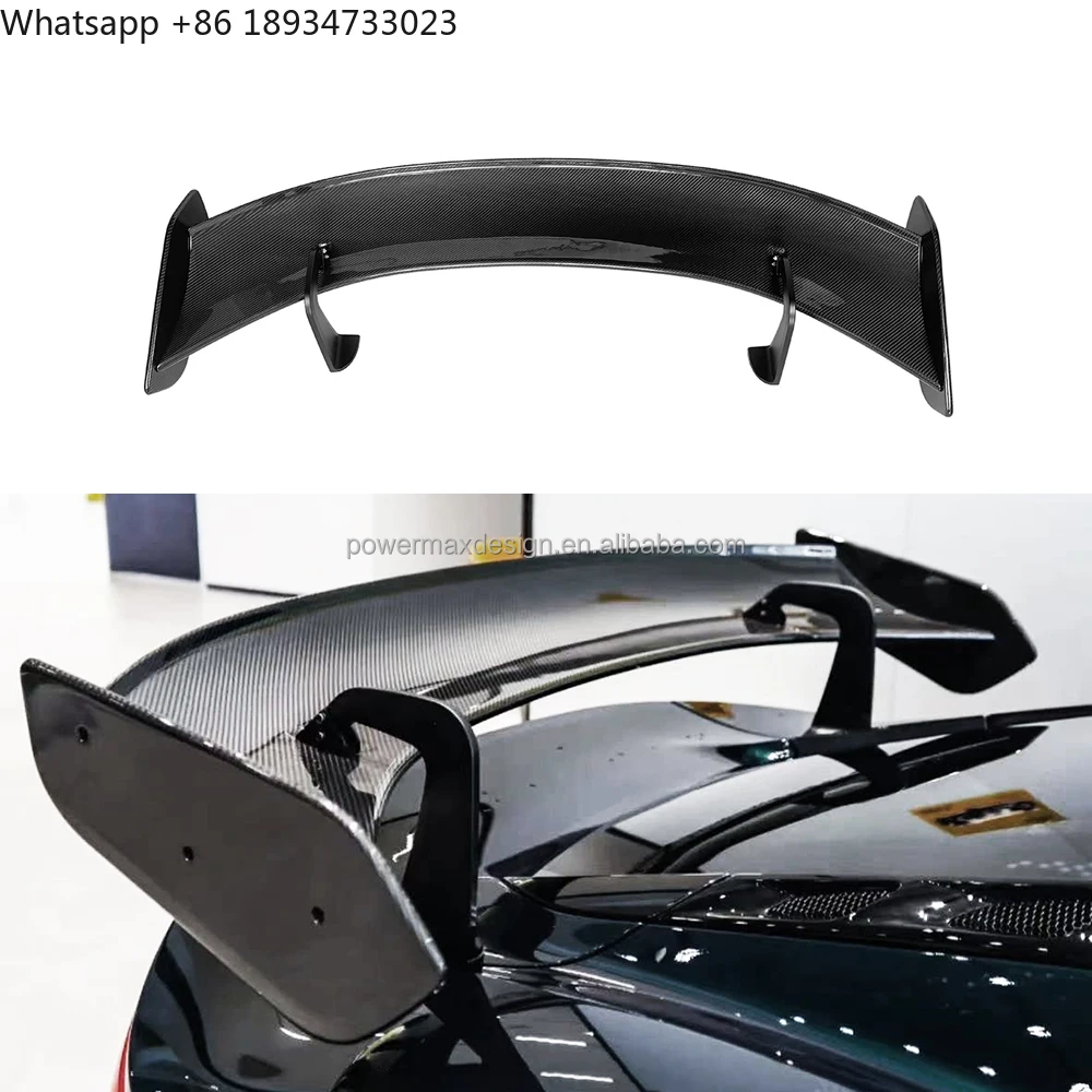 New Dry Carbon Fiber Rear Spoiler for Lotus Emira 2023-2024 GT Style Rear Trunk Lip Spoiler Wing