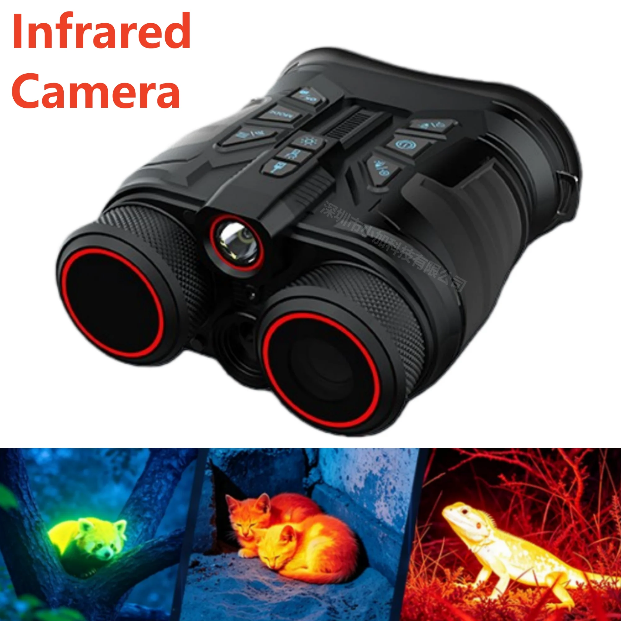 Multispectral Infrared Thermal Scope Binocular 5K Day Vision & Thermal Fusion Monocular Hunting Scope Thermal Scope Video Record