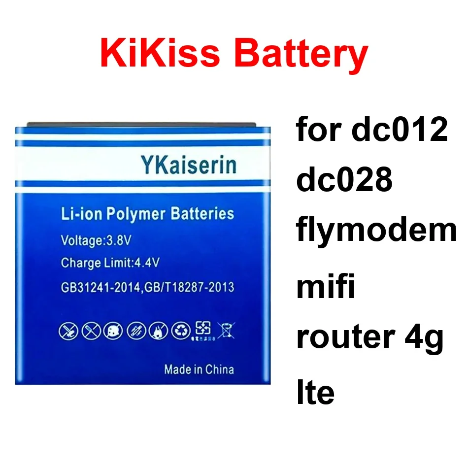 

Battery Safe B9010 2800-3600Mah For DC012 DC028 Flymodem Mifi Router 4G Lte