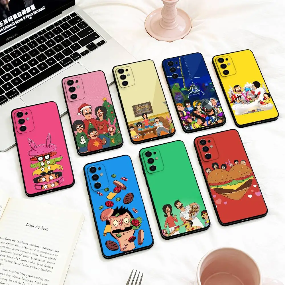 F-Funny F-Family Bob's Burgers   Phone Case For Samsung S 25,24,23,22,30,21,10,9,Ultra,Plus,Lite,FE,4,5 G Soft Black Case