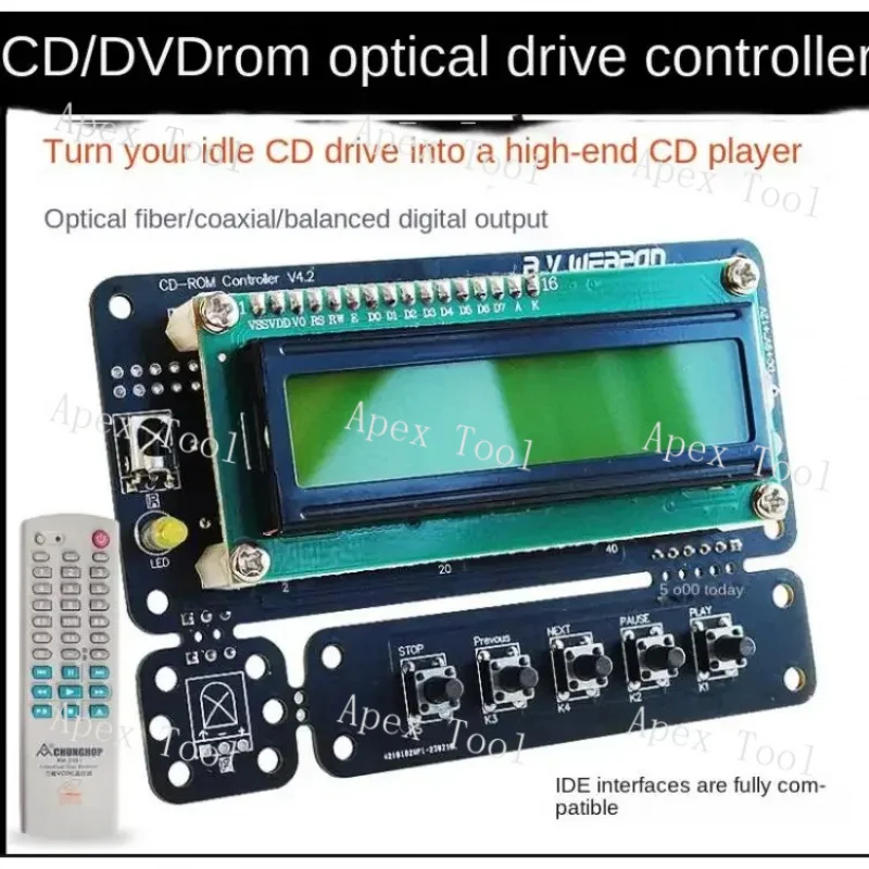 

Контроллер оптического привода Cd ChangeCD, проигрыватель, компьютерный плеер, плата коаксиального вывода