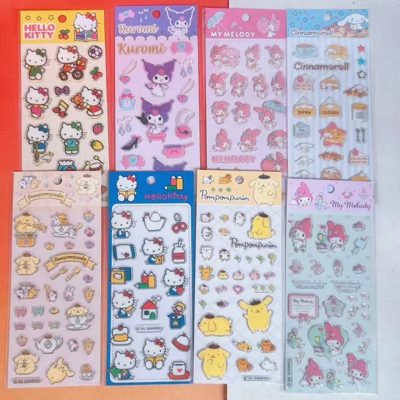 16-piezas-lote-de-pegatinas-de-sanrio-melody-kitty-kuromi-y-cinnamoroll-lindas-pegatinas-decorativas-para-Albumes-de-recortes-diarios-manualidades-etiquetas-adhesivas-regalo