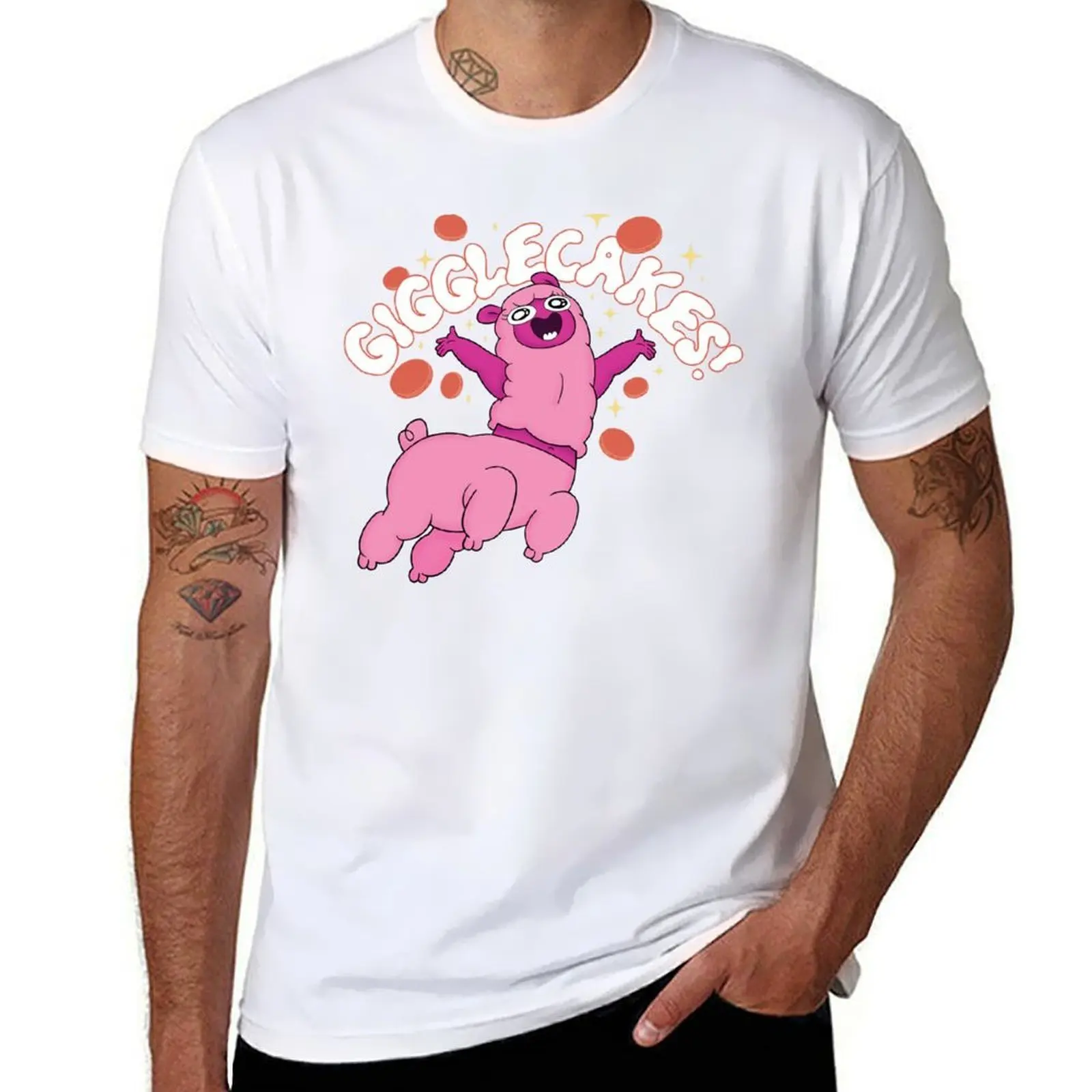 

Gigglecakes! T-Shirt Stylish Print Short Sleeve Tee