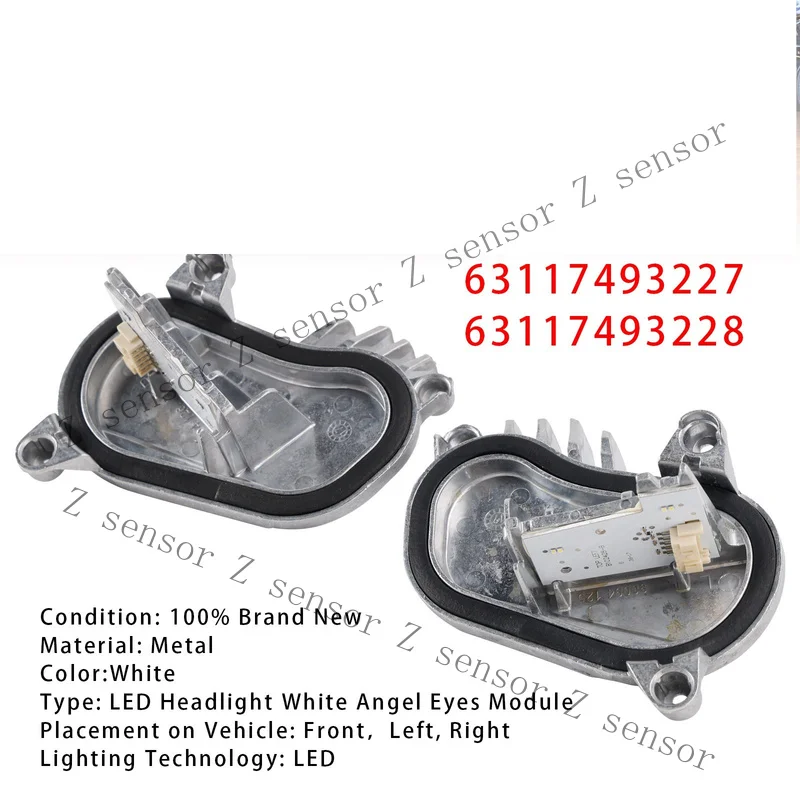 Z+ 2PCS Angel Eye DRL LED Module For BMW F32 F33 F36 LCI 4 Series 2018-20 White GB