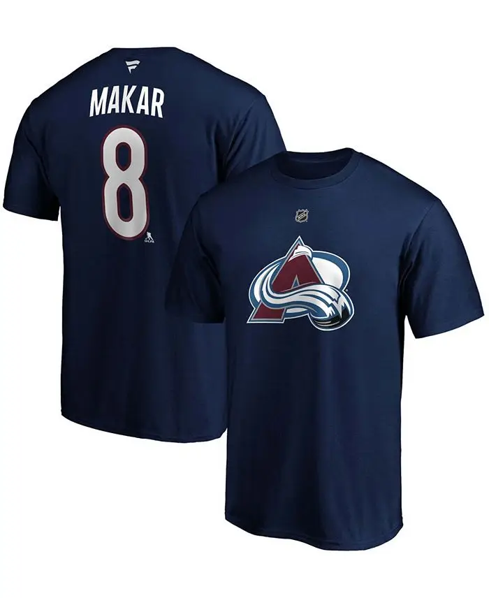 Camiseta Hip Avalanche Supporter - Gráfico de Jogador e Equipe em Destaque, Ideal para Entusiastas do NHL, Streetwear Confortável e Casual Oversized