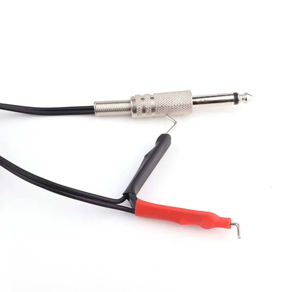 

Hook Line Clip Cord Silicone Wire Black -Resistant Tattoo Machine Power Supply Cable High Sensitivity Stable Current