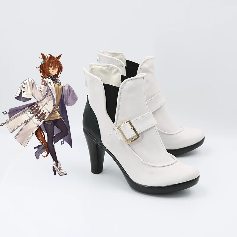รองเท้าคอสเพลย์เกม Pretty Derby Agnes Tachyon รองเท้าคอสเพลย์เจ้าหญิง Superluminal สำหรับงานปาร์ตี้ฮาโลวีน ผู้ใหญ่ ผู้หญิง ผู้ชาย
