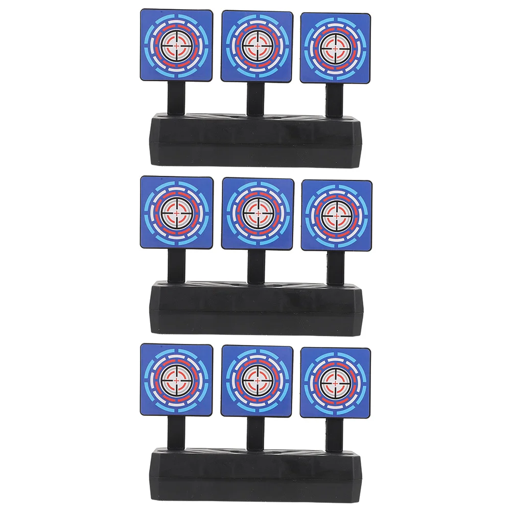 3 Pcs Automatic Practice Target Return Plastic Pp Soft Dart Board Reusable Sports