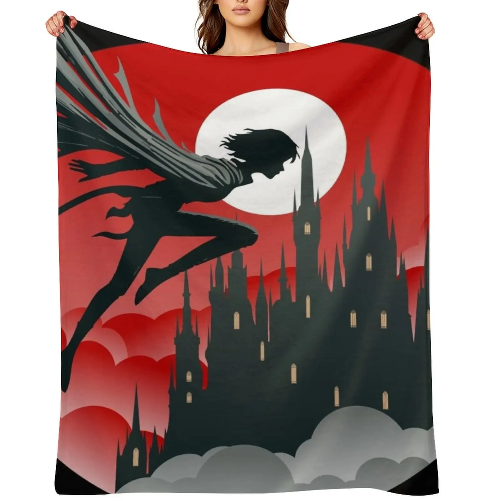

Vin in Luthadel - Mistborn Throw Blanket Large Designers for winter decorative Blankets