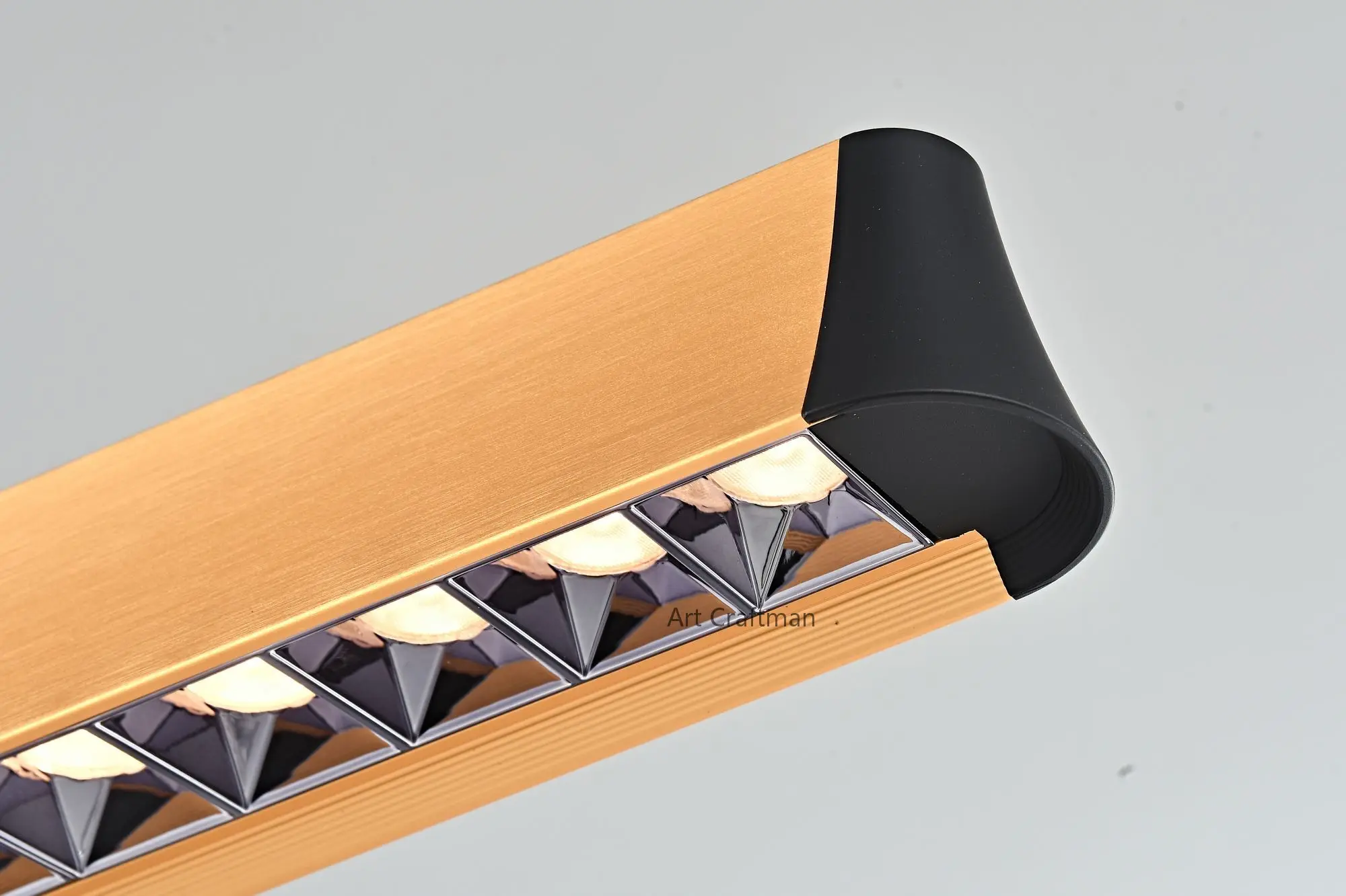 1.2M Modern LED Pendant Lamp Minimalist Aluminum Long Strip Hanging Pendant Lamp with hand sensor brightness adjustable bar