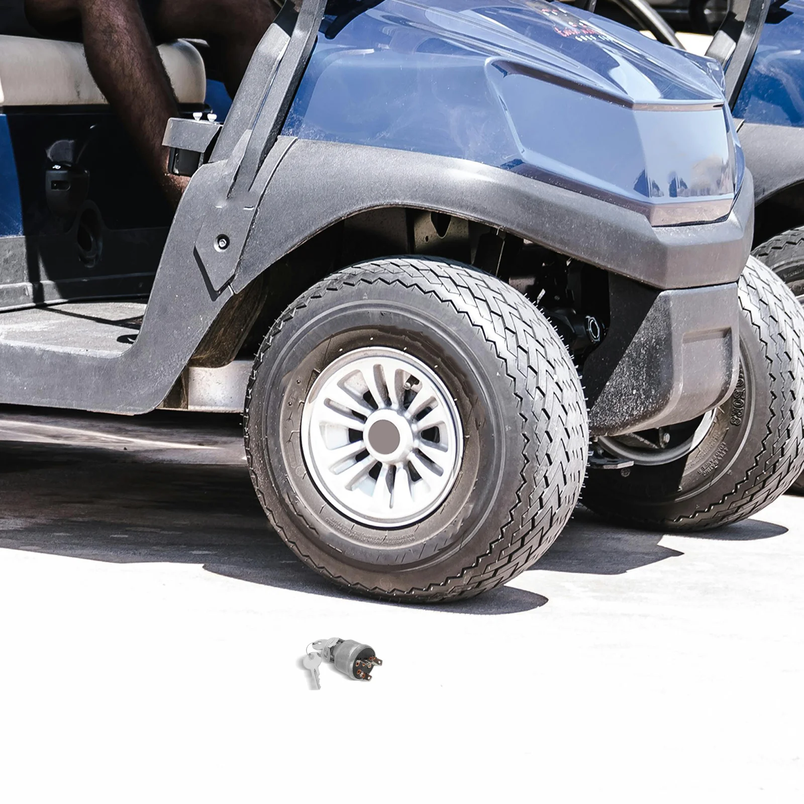 مجموعة واحدة من استبدال مفتاح عربة الإشعال في السيارة - قفل الإشعال عالي التحمل لملحقات العربة الكهربائية الرياضية #4