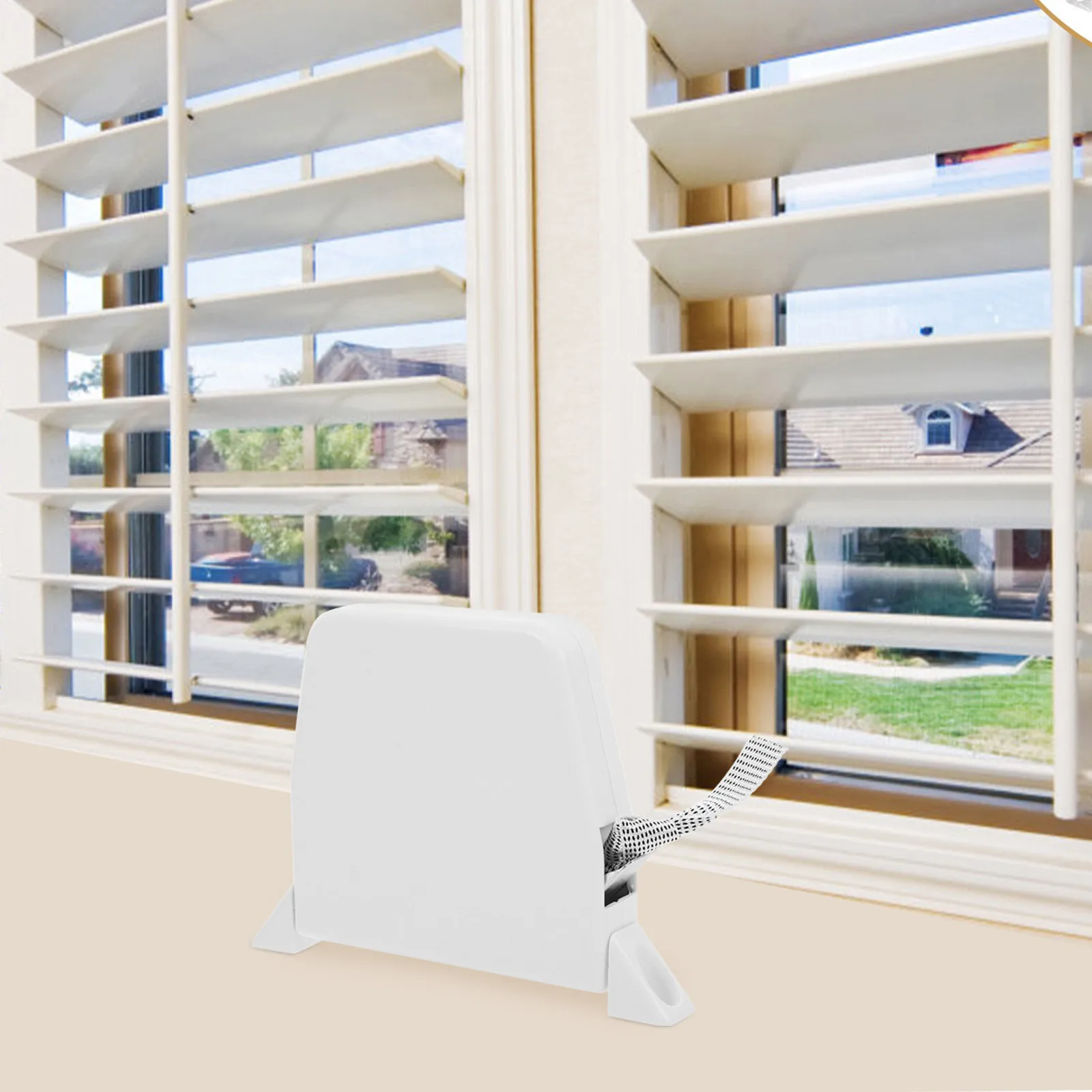 

Abs Plastic Blind Winder Box Cord Organizer Multiple Sizes Easy Install No Tools Elegant Design Cord Keeper For Window