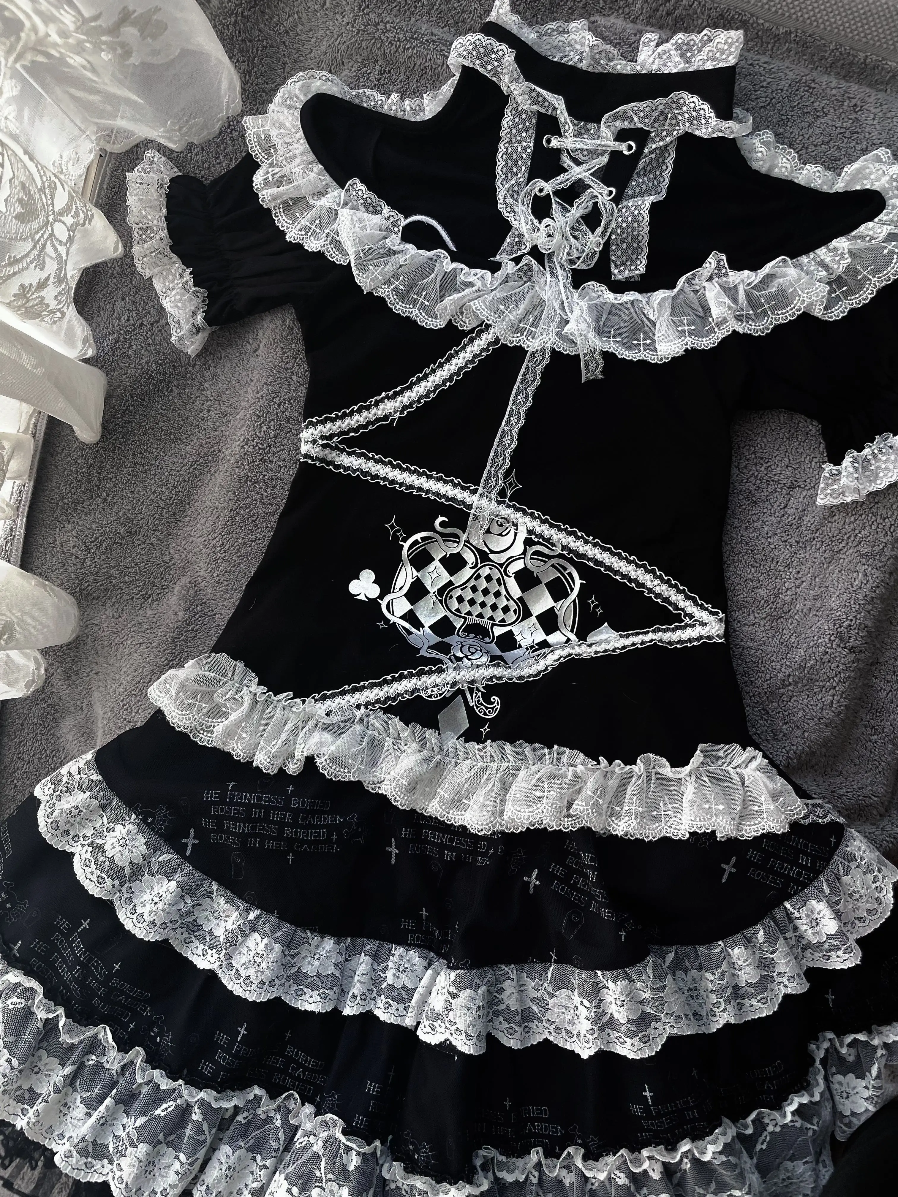 Y2k sous-culture noir licou épaules dénudées T-shirt t-shirts filles chaudes gothique Punk Mine cravate haut ajusté femmes été Cos vêtements