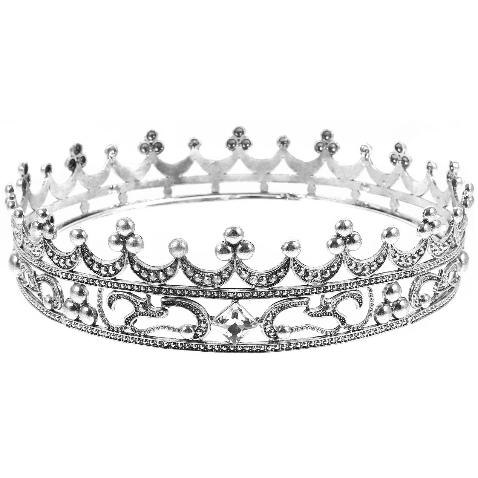 

Mens Crown Headband Vintage Crown for Men Durable Material Exquisite Design Party Headdress Performance Prom Accessories for Men